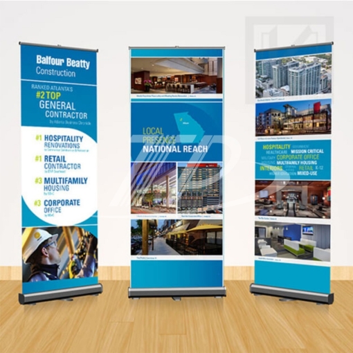 Standee Cuốn Nhôm Tốt 80×200 chất liệu PP